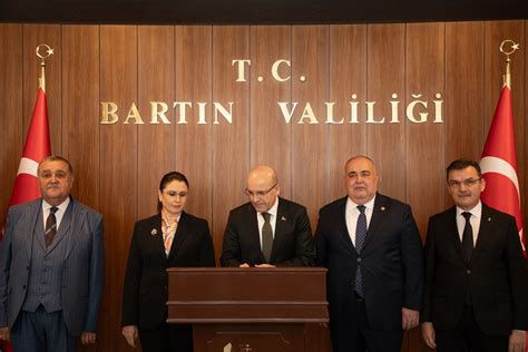 Hazine ve Maliye Bakanı Şimşek Bartın’da